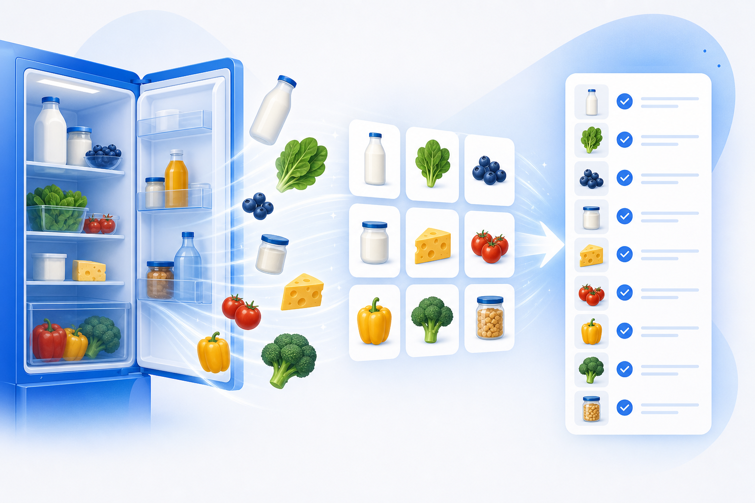 Photograph Your Fridge, Get an Instant Shopping List and Meal Plan